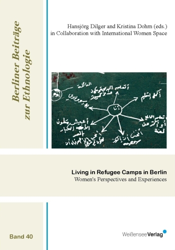 book cover for 'living in refugee camps in Berlin'